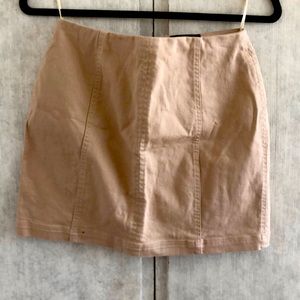 Light khaki skirt